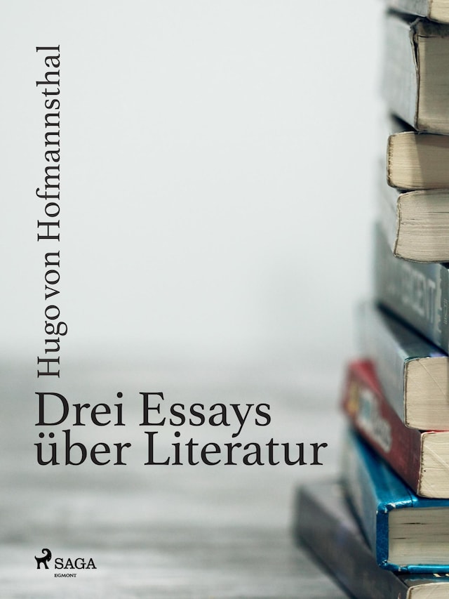 Kirjankansi teokselle Drei Essays über Literatur