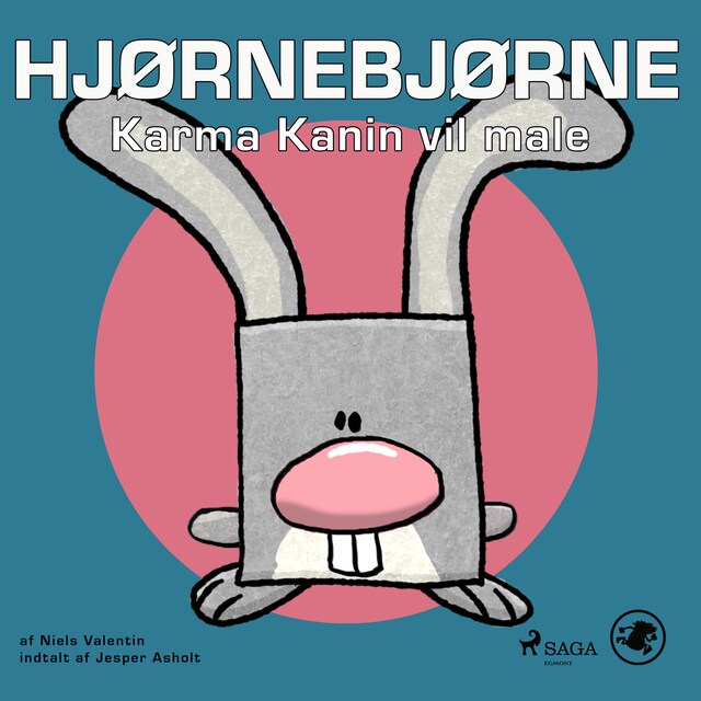 Bogomslag for Hjørnebjørne 9 - Karma Kanin vil male