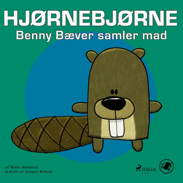 Bogomslag for Hjørnebjørne 12 - Benny Bæver samler mad