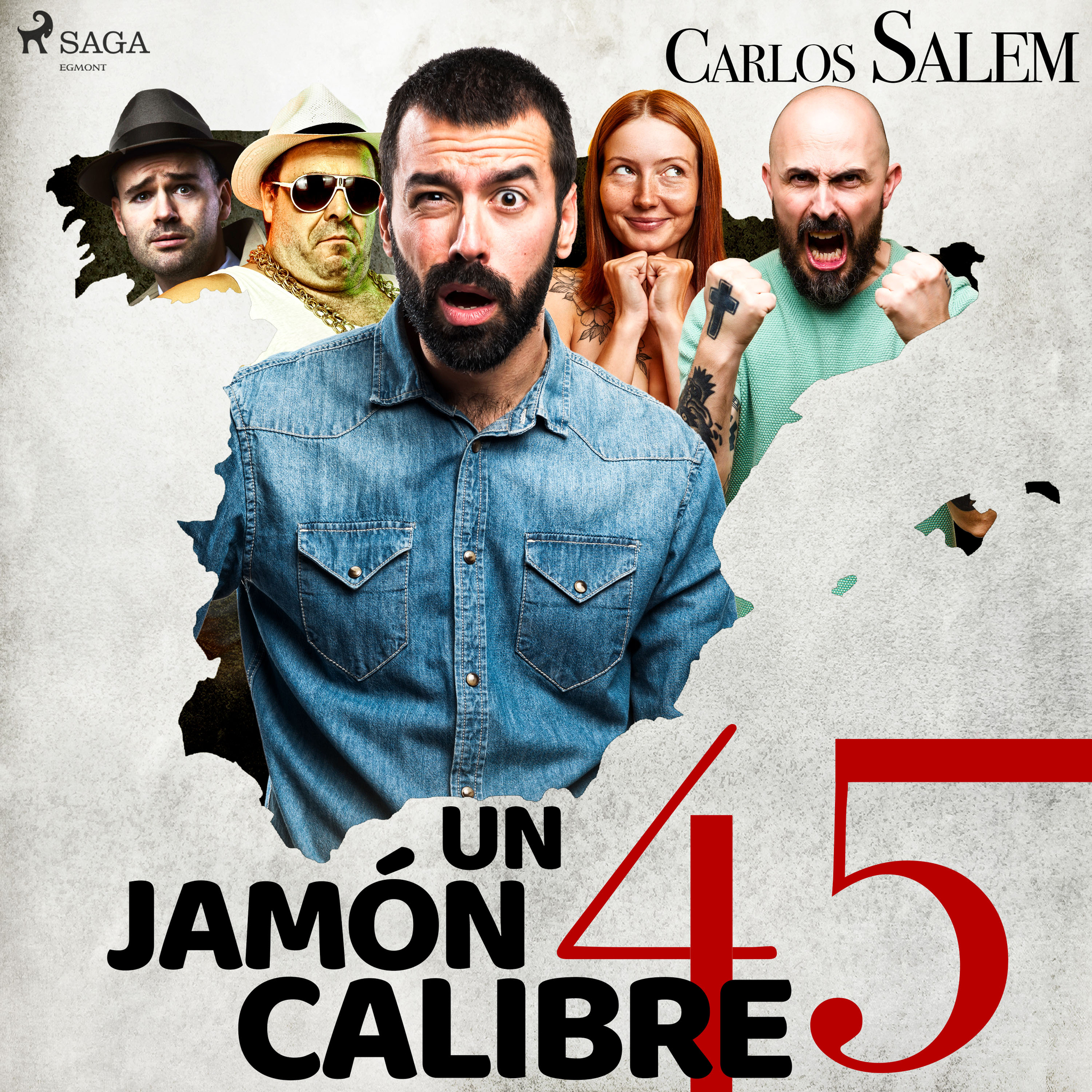 Book cover for Un jamón calibre 45