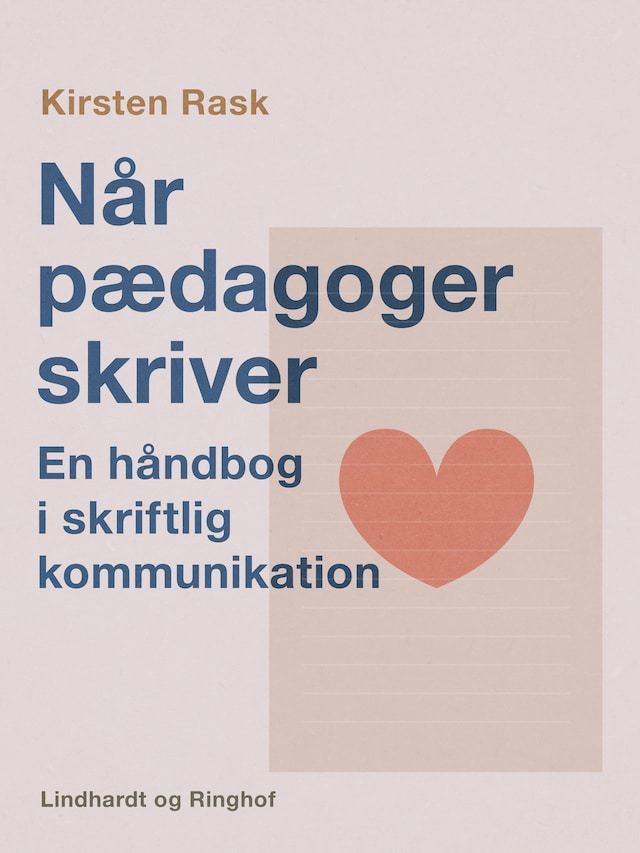 Bogomslag for Når pædagoger skriver. En håndbog i skriftlig kommunikation