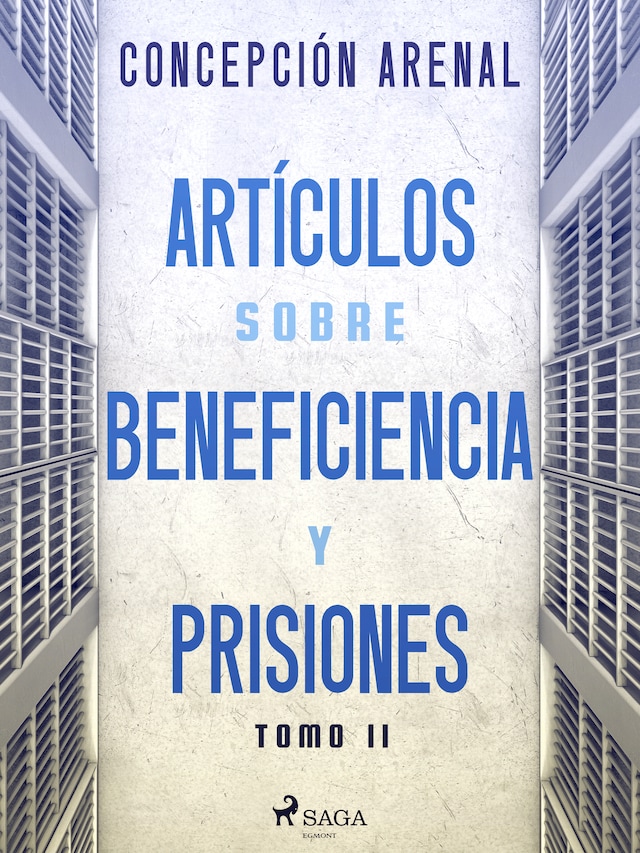 Book cover for Artículos sobre beneficiencia y prisiones. Tomo II