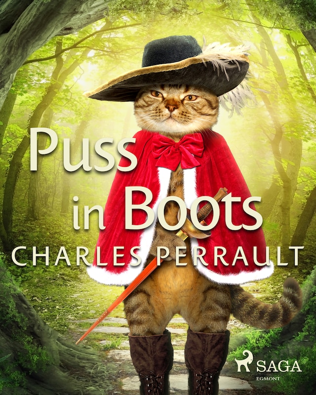 Kirjankansi teokselle Puss in Boots