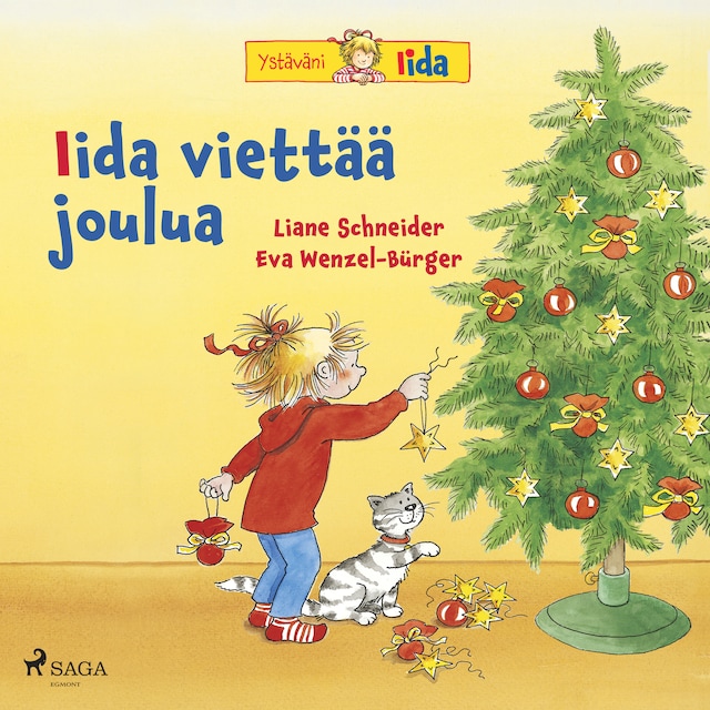 Book cover for Iida viettää joulua