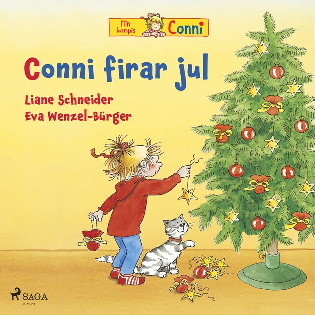 Kirjankansi teokselle Conni firar jul