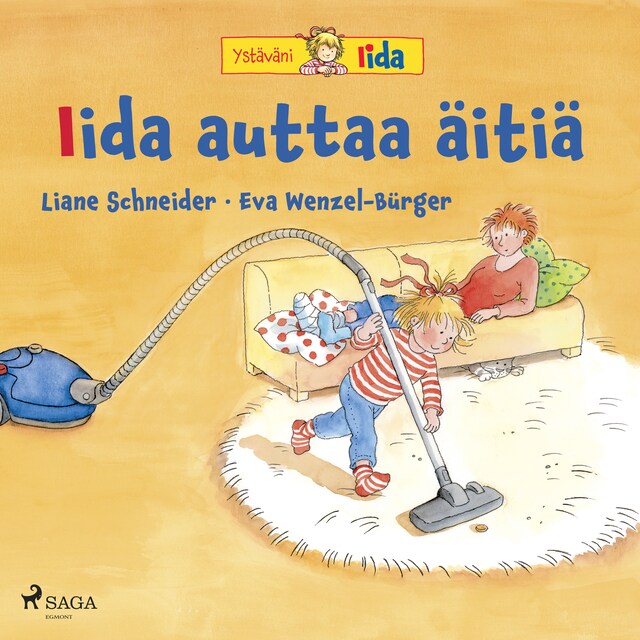 Book cover for Iida auttaa äitiä