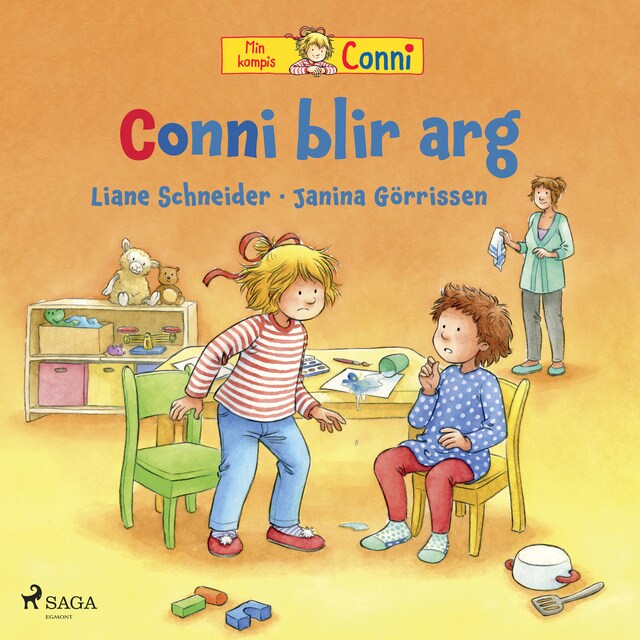 Book cover for Conni blir arg