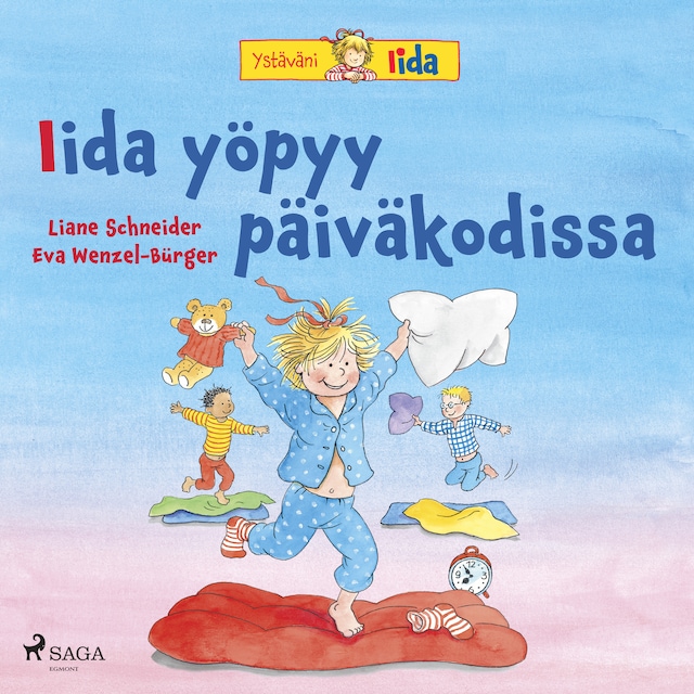 Book cover for Iida yöpyy päiväkodissa