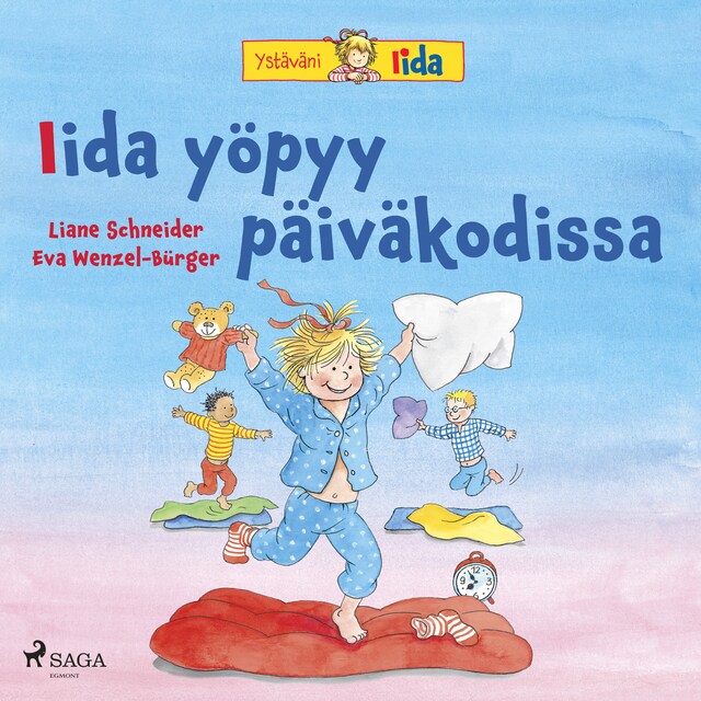 Copertina del libro per Iida yöpyy päiväkodissa