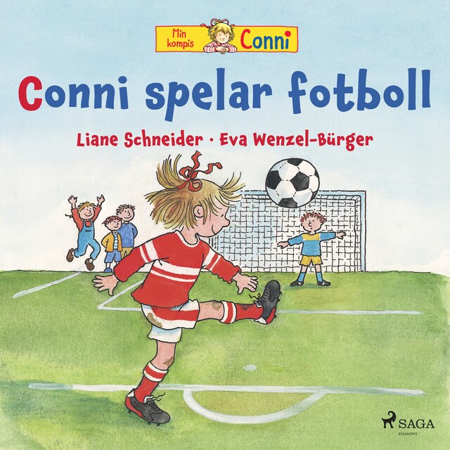 Book cover for Conni spelar fotboll