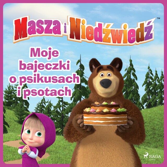Book cover for Masza i Niedźwiedź - Moje bajeczki o psikusach i psotach