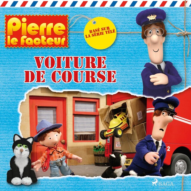 Portada de libro para Pierre le facteur - Voiture de course