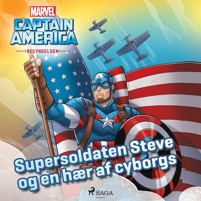 Bogomslag for Captain America - Begyndelsen - Supersoldaten Steve og en hær af cyborgs