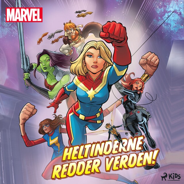 Bogomslag for Marvel - Heltinderne redder verden!