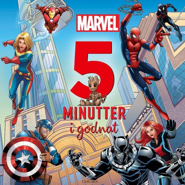 Bogomslag for Fem minutter i godnat - Marvel