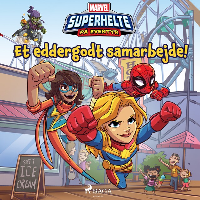 Bogomslag for Marvel - Superhelte på eventyr - Et eddergodt samarbejde!