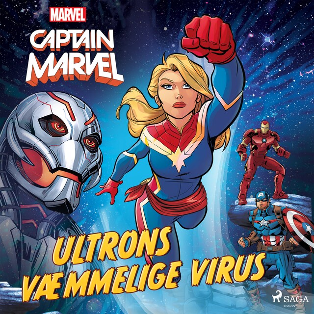 Bogomslag for Captain Marvel - Ultrons væmmelige virus