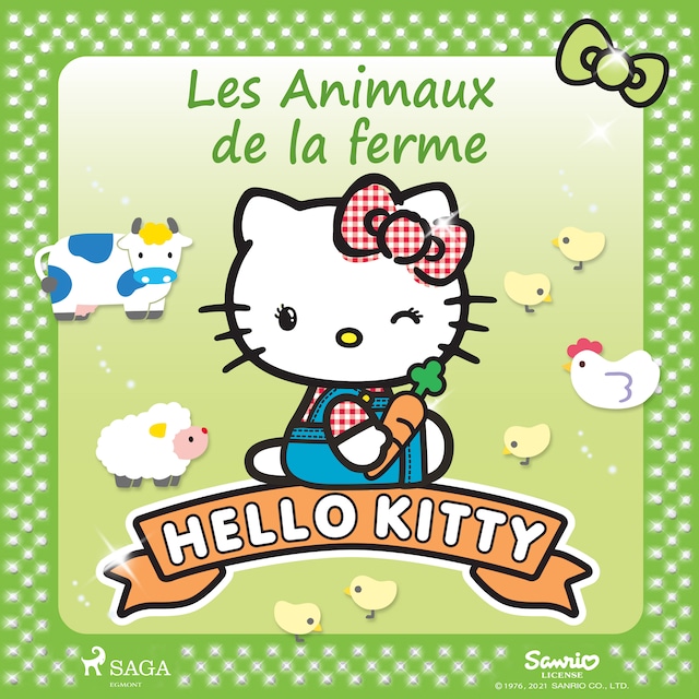 Boekomslag van Hello Kitty - Les Animaux de la ferme