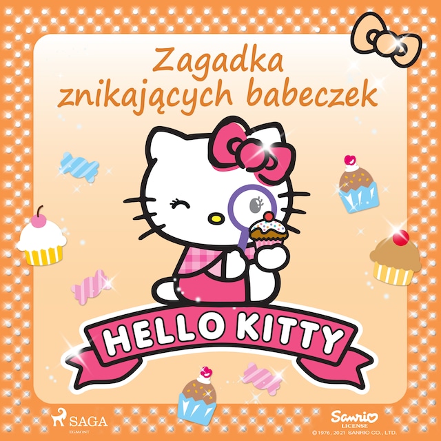 Okładka książki dla Hello Kitty - Zagadka znikających babeczek