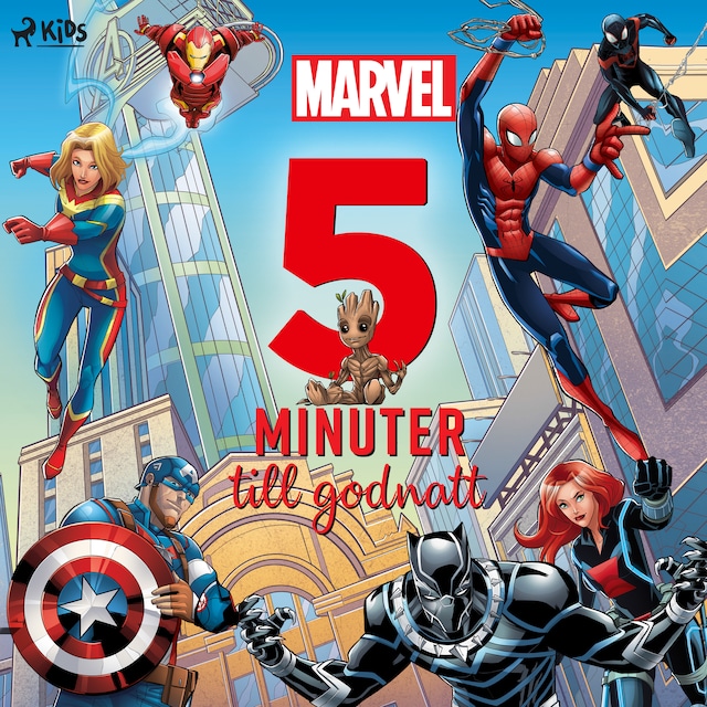 Couverture de livre pour Marvel - 5 minuter till godnatt