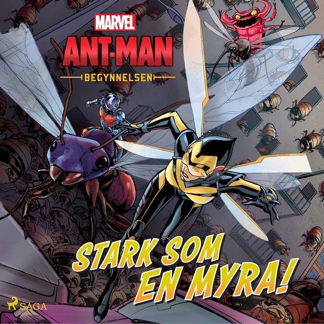Boekomslag van Ant-Man och Wasp - Begynnelsen - Stark som en myra!