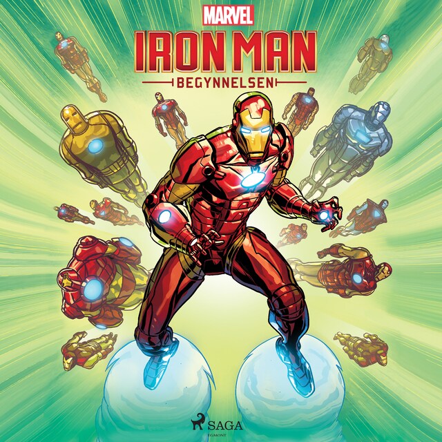 Couverture de livre pour Iron Man - Begynnelsen