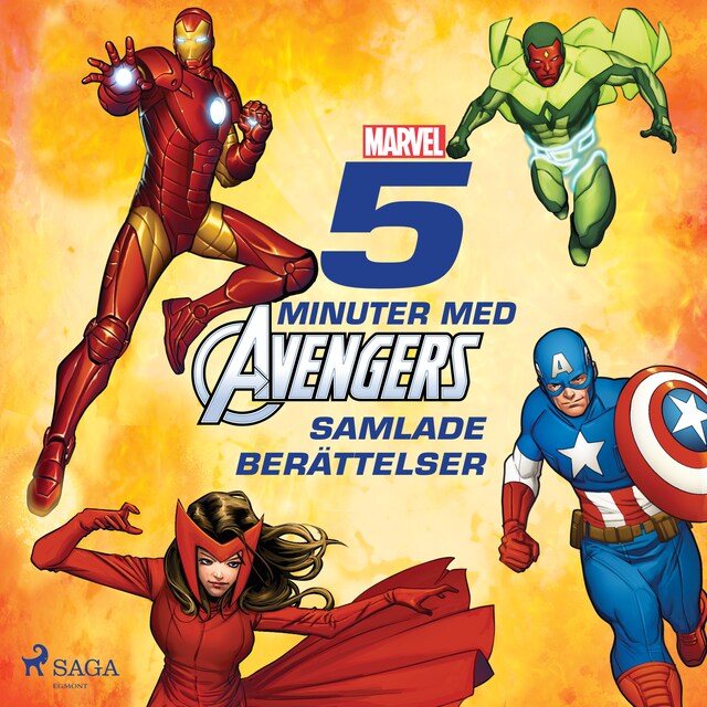 Copertina del libro per 5 minuter med Avengers - Samlade berättelser