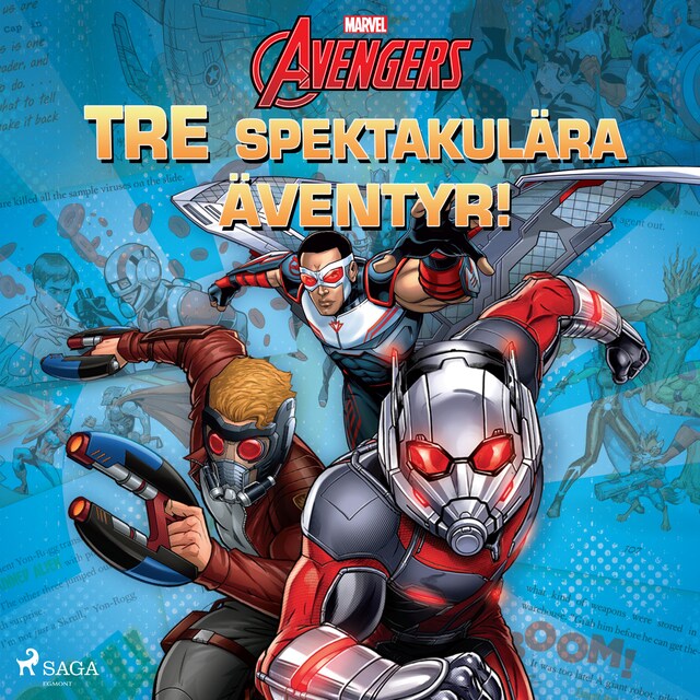 Bokomslag for Avengers - TRE spektakulära äventyr!