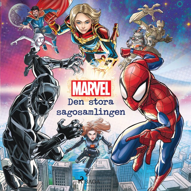 Buchcover für Marvel - Den stora sagosamlingen