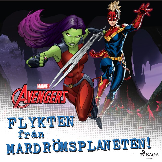 Book cover for Avengers - Flykten från Mardrömsplaneten!