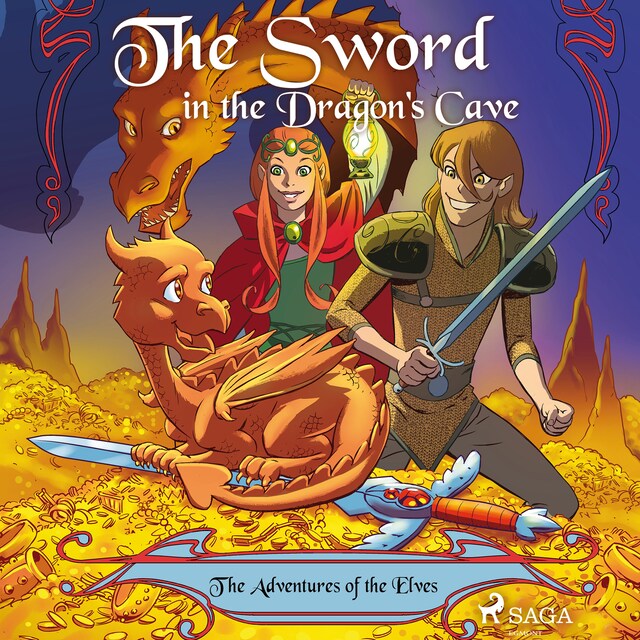 Kirjankansi teokselle The Adventures of the Elves 3: The Sword in the Dragon's Cave
