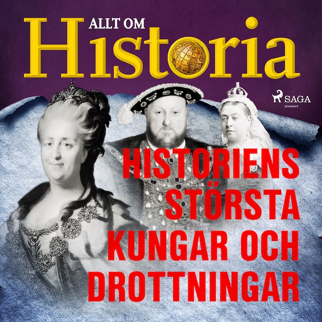 Portada de libro para Historiens största kungar och drottningar