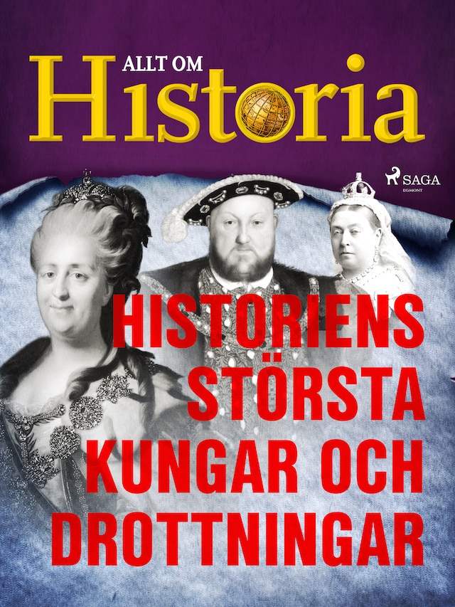 Couverture de livre pour Historiens största kungar och drottningar