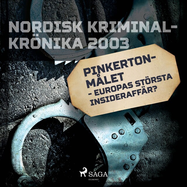 Book cover for Pinkertonmålet - Europas största insideraffär?