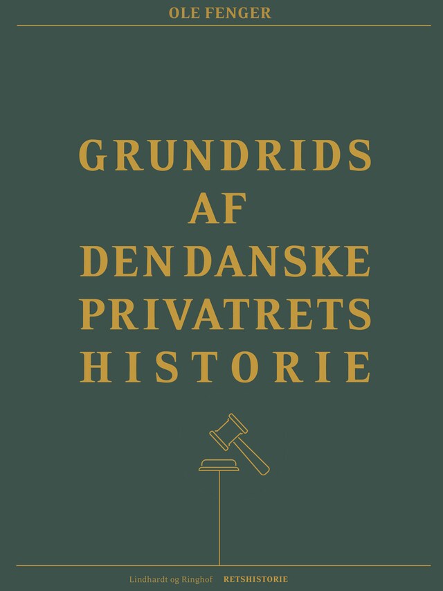 Book cover for Grundrids af den danske privatrets historie