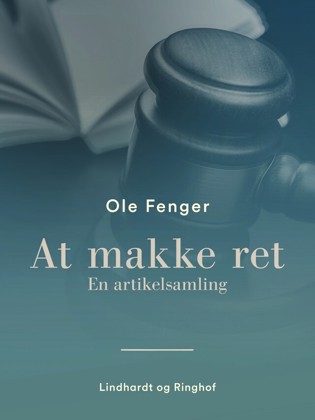 Book cover for At makke ret. En artikelsamling