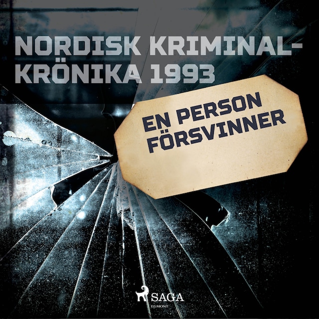 Book cover for En person försvinner