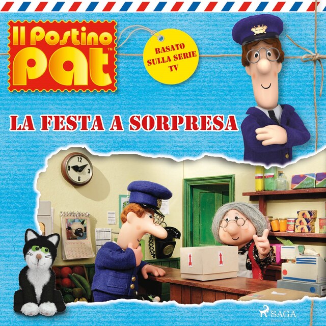 Book cover for Il postino Pat - La Festa a Sorpresa