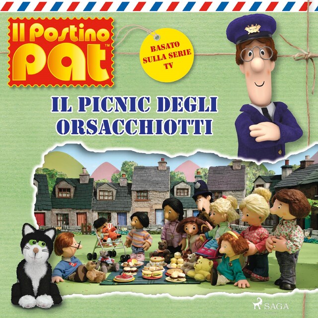 Copertina del libro per Il postino Pat - Il Picnic degli Orsacchiotti