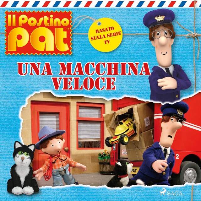 Portada de libro para Il postino Pat - Una Macchina Veloce