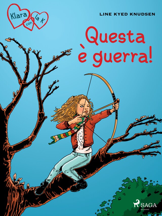 Portada de libro para Klara con la K 6 - Questa è guerra!