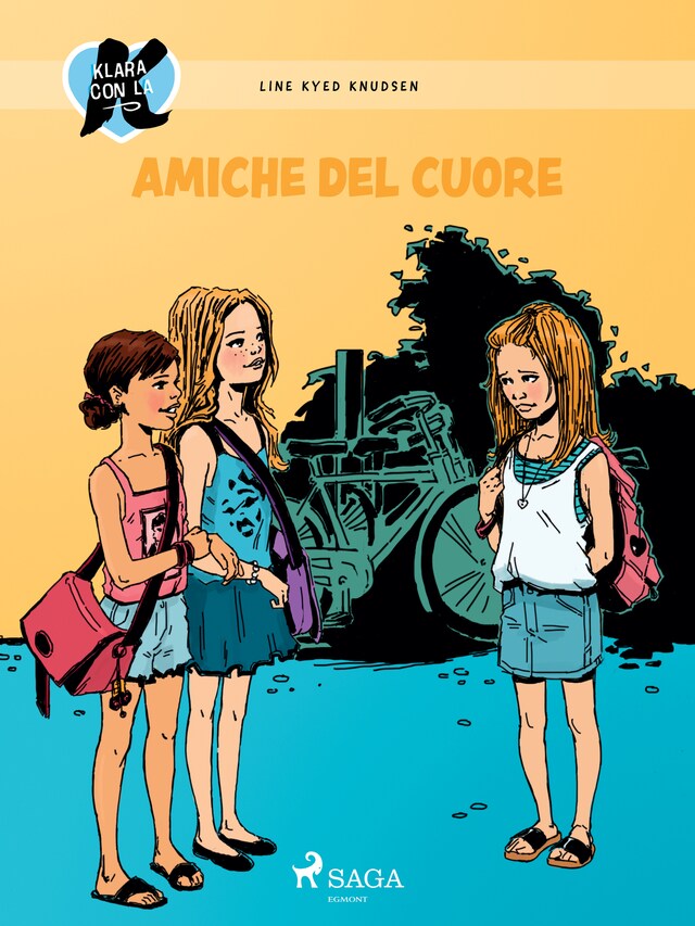 Portada de libro para Klara con la K 1 - Amiche del cuore