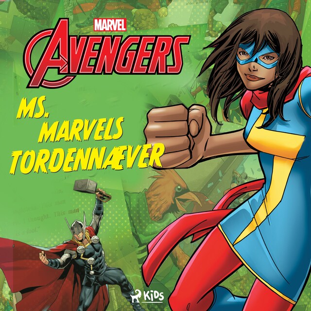 Bogomslag for Ms. Marvel - Ms. Marvels tordennæver