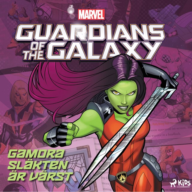 Portada de libro para Guardians of the Galaxy - Gamora - Släkten är värst
