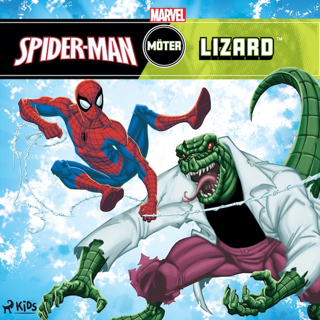 Portada de libro para Spider-Man möter Lizard