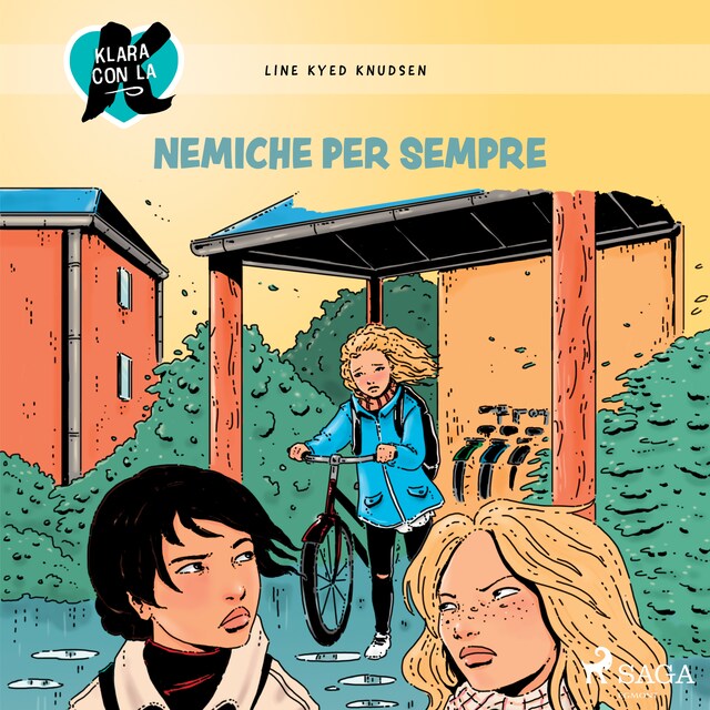 Copertina del libro per Klara con la K 18 - Nemiche per sempre