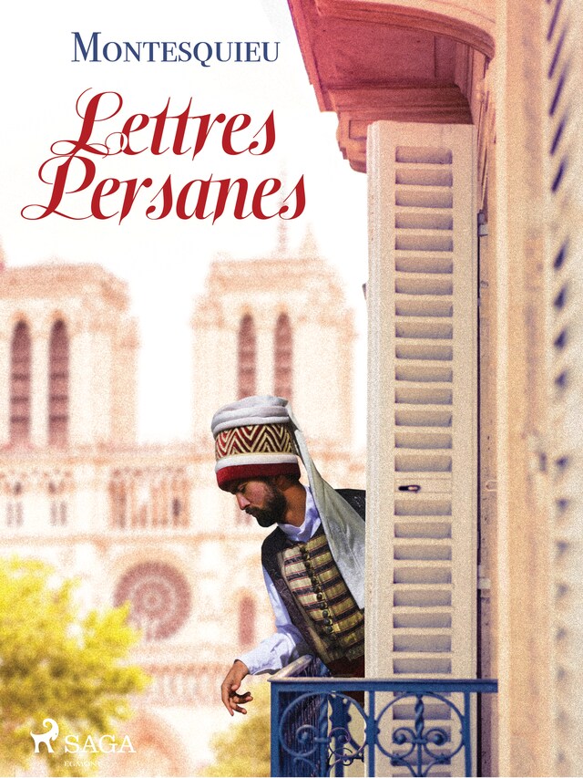 Kirjankansi teokselle Lettres Persanes