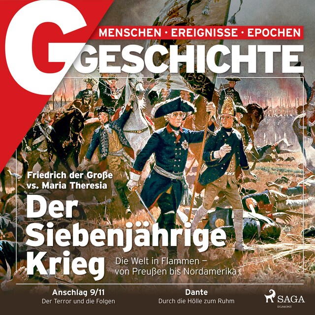 Boekomslag van G/GESCHICHTE - Der Siebenjährige Krieg - Die Welt in Flammen - von Preußen bis Nordamerika