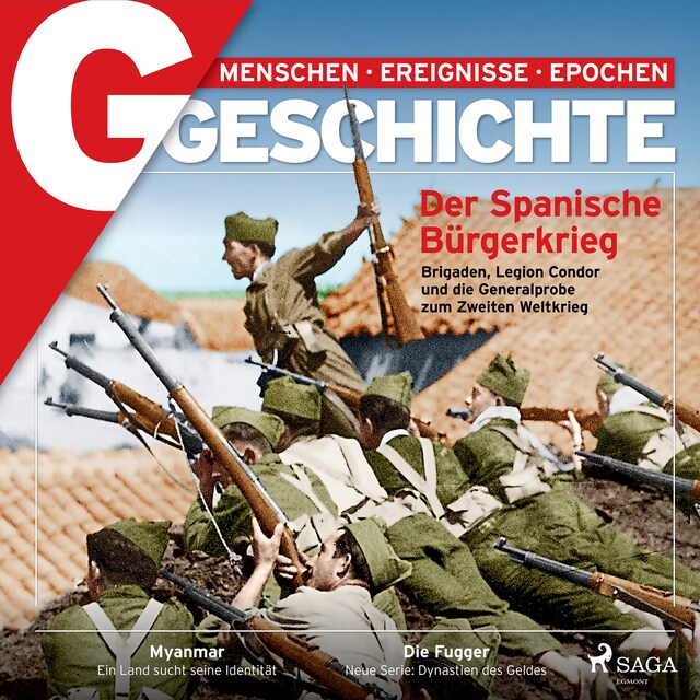 Bokomslag for G/GESCHICHTE - Der Spanische Bürgerkrieg - Brigaden, Legion Condor und die Generalprobe zum Zweiten Weltkrieg