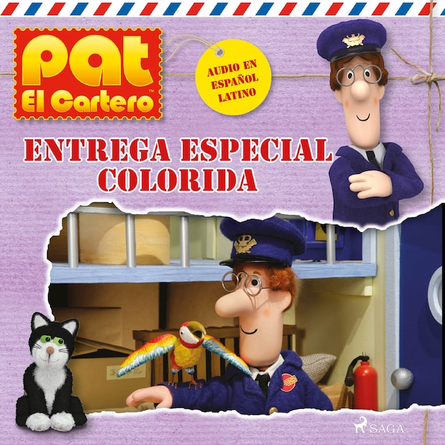 Portada de libro para Pat el cartero - Entrega especial colorida